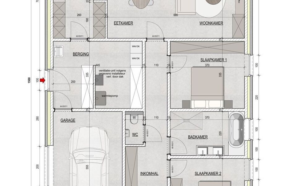 Op een rustige, groene locatie in Hoeleden bieden wij deze moderne nieuwbouwwoning aan op een perceel van 6a 29ca. Het ontwerp is een voorstel en kan volledig worden aangepast aan de wensen van de koper.

Troeven:

Open bebouwing met gevelbreedte 10,35 m
