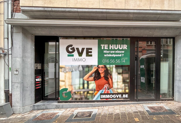 Commercieel gelijkvloers te huur in Leuven